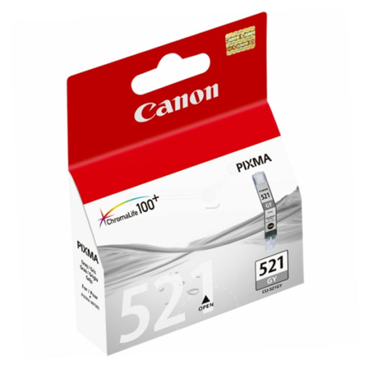 Tintenpatrone original für Canon Drucker: Canon CLI-521 YGY, grey, grau,