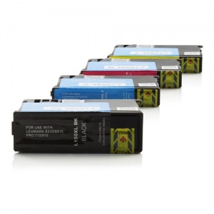 4 Stck kompatible Tintenpatronen alternativ zu Lexmark No. 150 XL - Kombipack