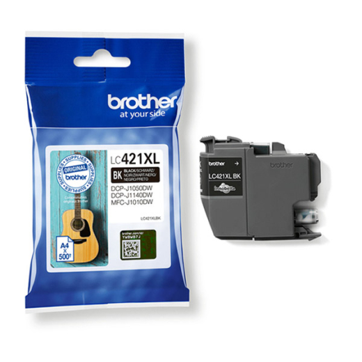 Tintenpatrone original für brother Geräte LC-421 XL, schwarz