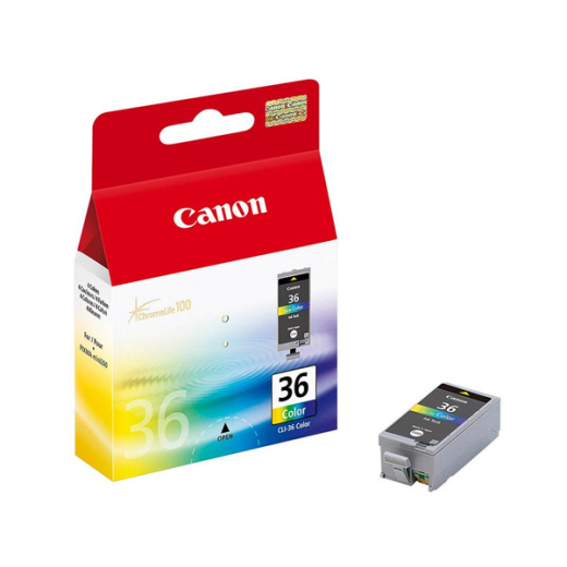 originale Tintenpatrone für Canon Drucker: CLI-36C, tri-color,