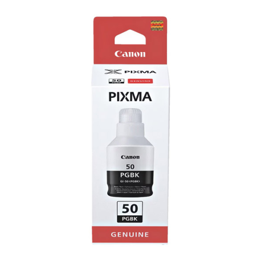 originale Tintenflasche für Canon Megatank Geräte, GI-50 BK, schwarz, PGBK