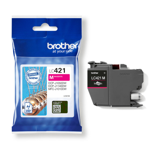 Tintenpatrone original für brother Geräte LC-421, magenta