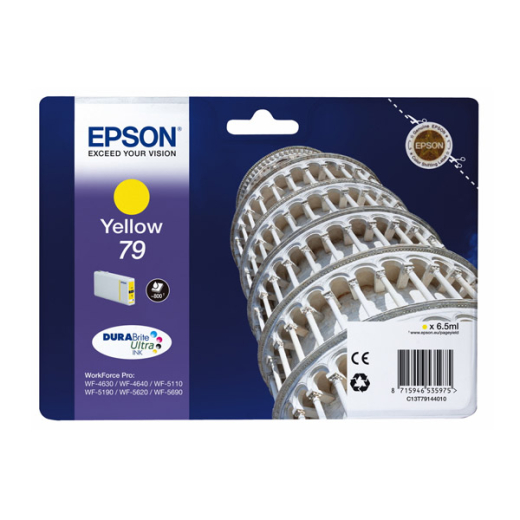 originale Tintenpatrone für EPSON Drucker EPSON T7914, yellow, gelb, Pisa-Serie