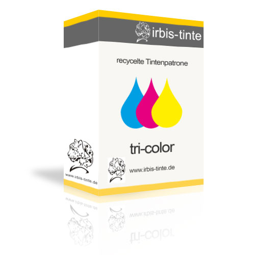 recycelte Tintenpatrone für HP Drucker: HP 343, tri-color (C, M, Y), recycelt