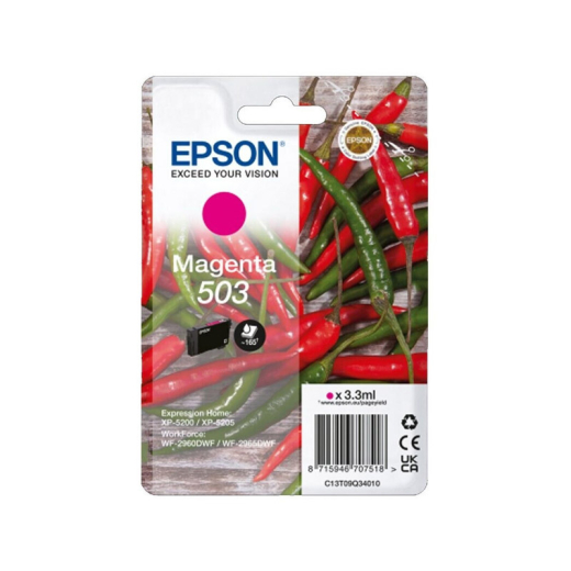 originale Tintenpatrone für EPSON Drucker EPSON 503M, magenta (Chili-Serie)
