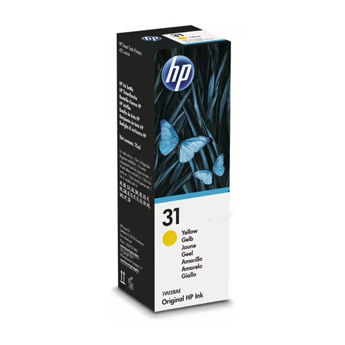 originale Nachfüllflasche für HP Smart Tank / Smart Tank Plus - Typ 31XL (1VU28AE), yellow, gelb