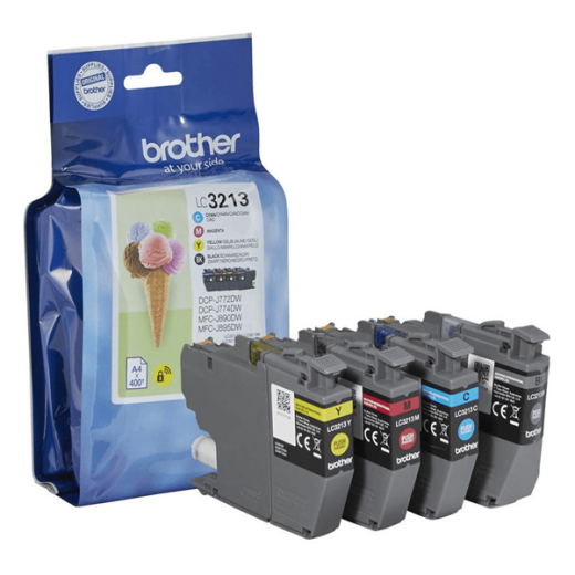 Tintenpatrone original für brother Geräte LC-3211 / LC-3213, Multipack