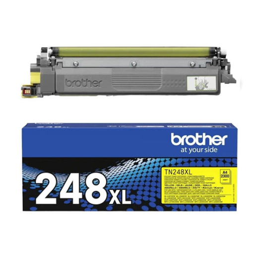 originaler Toner für brother Geräte TN-248Y XL, yellow, gelb, XL-Füllmenge