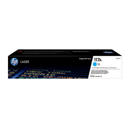 originaler Toner für HP Color Laser, Typ HP 117X, C, cyan, (W2071X)