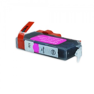 Tintenpatrone kompatibel zu Canon CLI-521 M, magenta, mit Chip