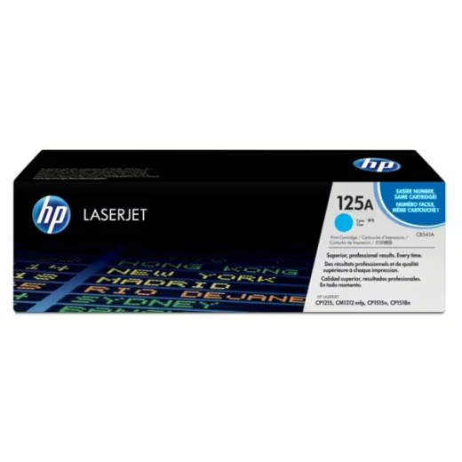 originaler Toner für HP Color Laser, Typ HP 125A, CB541A, C, cyan,