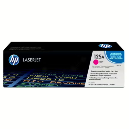 originaler Toner für HP Color Laser, Typ HP 125A, CB543A, M, magenta
