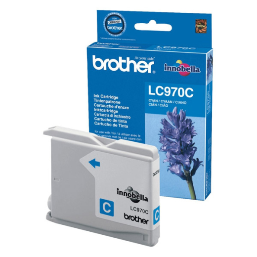 Tintenpatrone original für brother Geräte LC-970, LC970, cyan