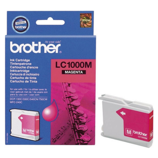 Tintenpatrone original für brother LC-1000XL, LC1000XL, magenta