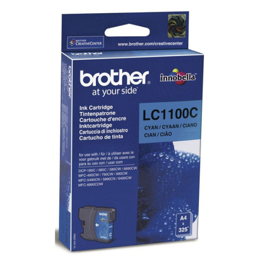 Tintenpatrone original für brother LC-1100XL, LC1100XL, cyan