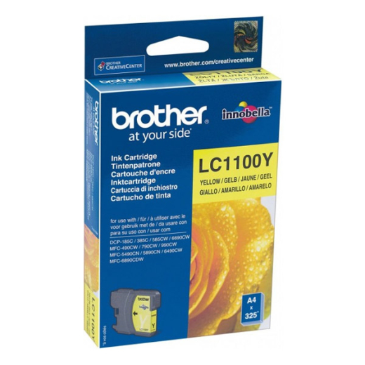 Tintenpatrone original für brother LC-1100XL, LC1100XL, yellow