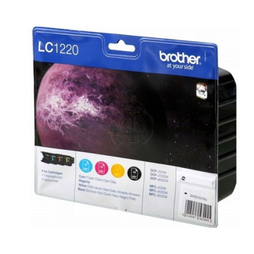 Tintenpatrone original für brother Geräte LC-1220, Multipack