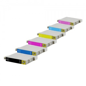 Tintenpatronen Kombipack kompatibel zu EPSON T0807 BK, C, M, Y, CL, ML