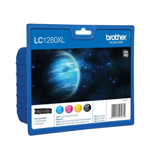 Tintenpatrone original für brother Geräte LC-1280 XL, Multipack