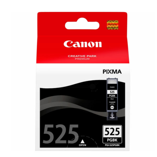 Tintenpatrone original für Canon Drucker: Canon CLI-526 BK, schwarz, Fotoblack, recyceltkompatibel