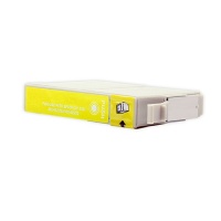 Tintenpatrone kompatibel zu EPSON T1804 Y, (18 Yellow), yellow, mit Chip und Prisma